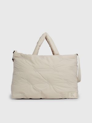 CALVIN KLEIN JEANS - Women's large padded bag with shoulder strap -  K60K611231BDS - Black