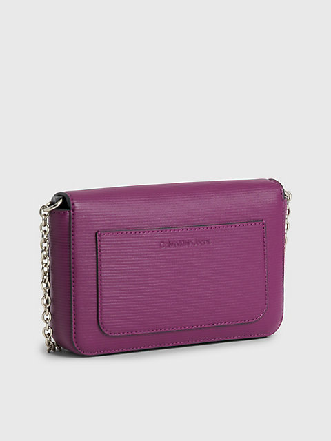 sac-portefeuille purple pour femmes calvin klein jeans