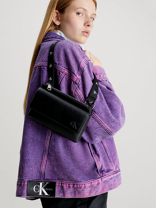 sac en bandoulière avec rangement pour téléphone black pour femmes calvin klein jeans