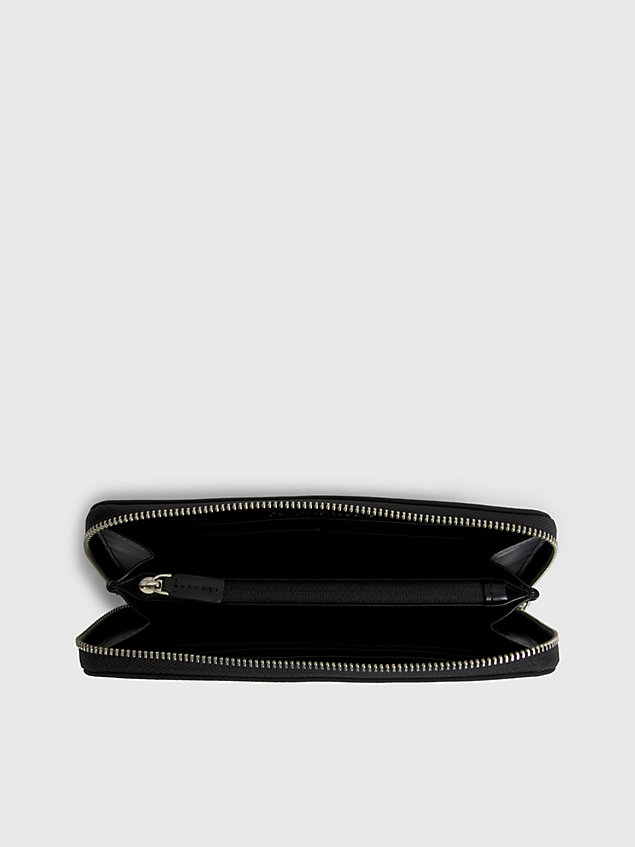 black wristlet zip around wallet for women calvin klein jeans