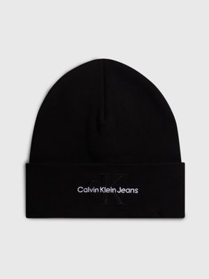 Black calvin cheap klein beanie