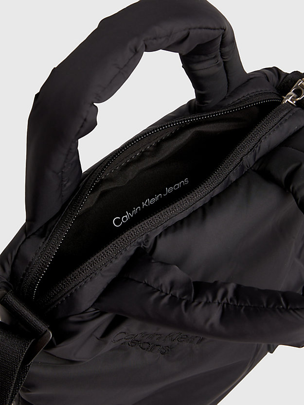 black padded mini tote bag for women calvin klein jeans