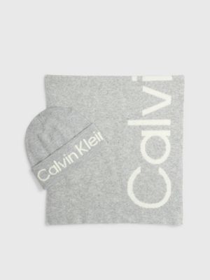 Calvin klein deals hat and scarf