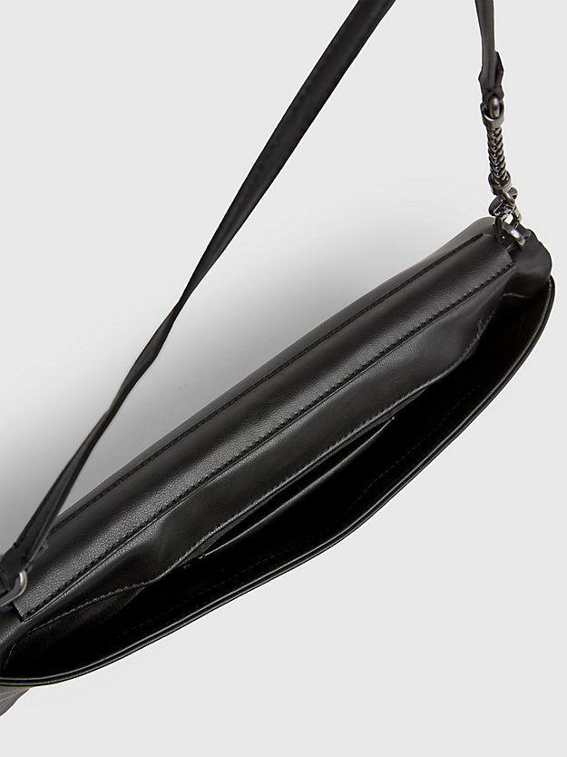 ck black quilted clutch bag for women calvin klein