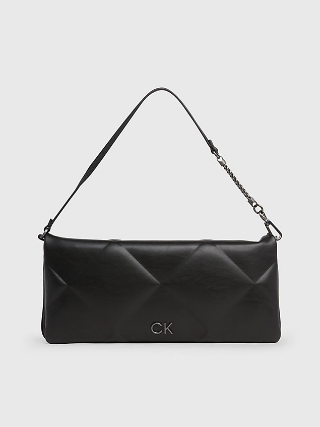 black quilted clutch bag for women calvin klein
