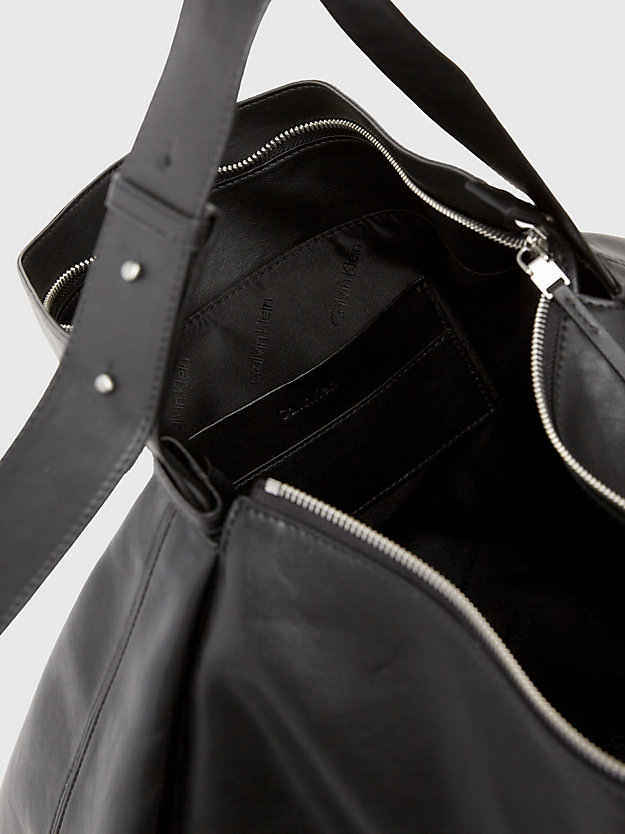 ck black large hobo bag for women calvin klein