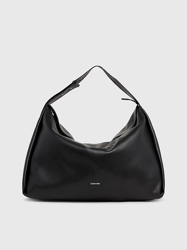 ck black large hobo bag for women calvin klein