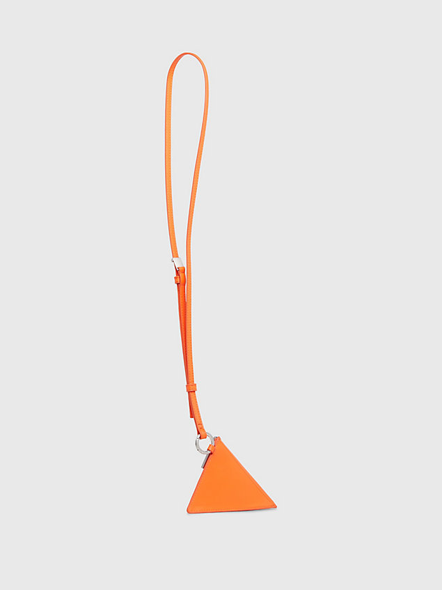 borsetta geometrica orange da donna calvin klein
