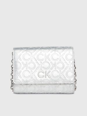 Metallic Crossbody Wallet Bag Calvin Klein K60K611383PE6