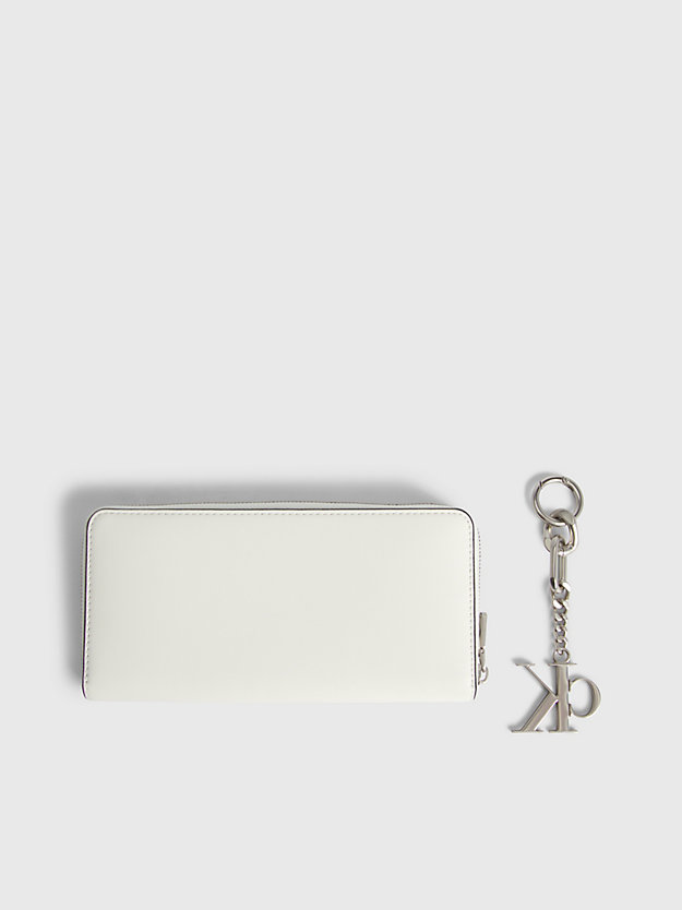 ivory wallet and keyring gift set for women calvin klein jeans
