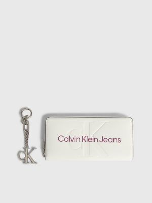 Calvin Klein Jeans Coffret cadeau B/Fold W/Coin+Carabiner Keyfob