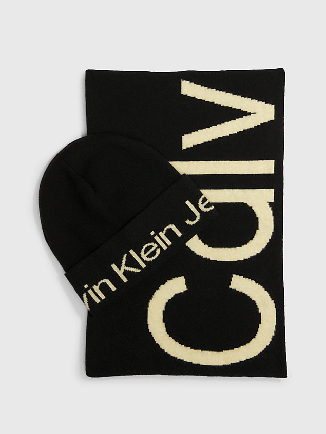  beanie and scarf gift set for women calvin klein jeans