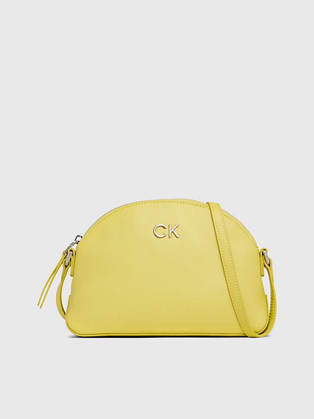 yellow crossbody bag for women calvin klein