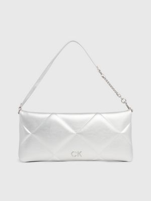 Metallic Quilted Clutch Bag Calvin Klein K60K611449PE6