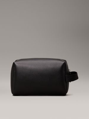 black/white makeup bag for women calvin klein jeans