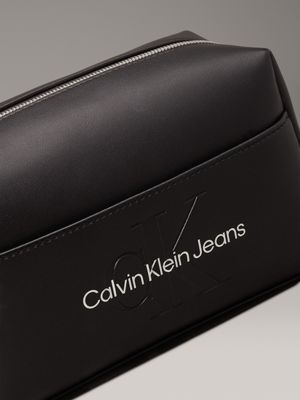 black/white makeup bag for women calvin klein jeans