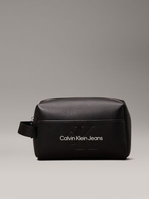 black makeup bag for women calvin klein jeans