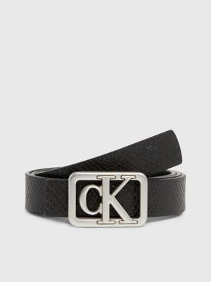 Ceinture reversible texture serpent Calvin Klein K60K611487BEH