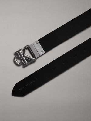 black/black reversible logo belt for women calvin klein jeans