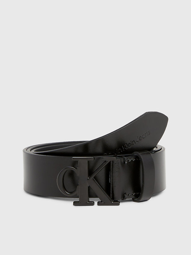 cinturón con logo black de mujer calvin klein jeans