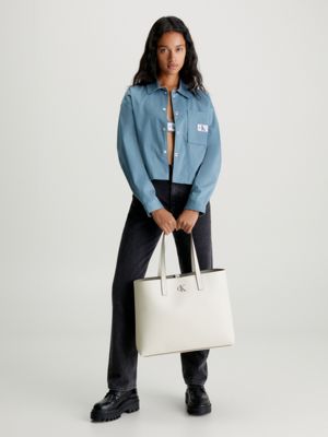 Calvin klein stitch shopper online