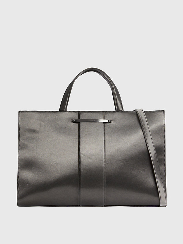 grey duża torba tote dla kobiety - calvin klein
