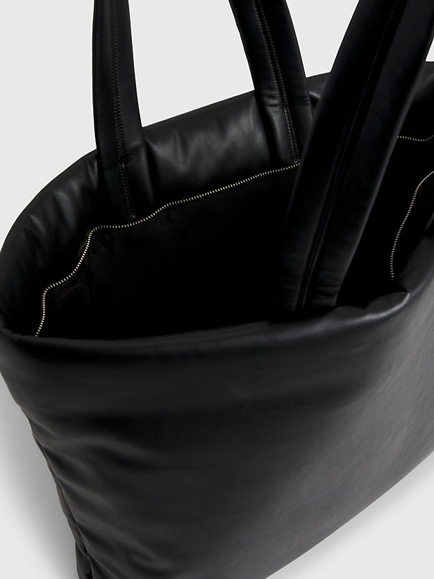 ck black zachte oversized tote bag voor dames - calvin klein