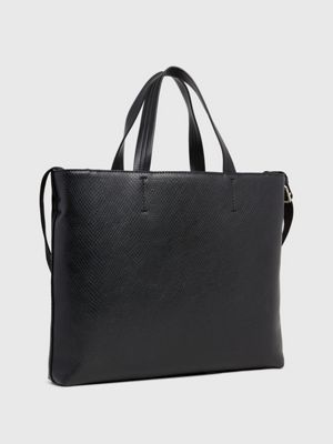 Black snakeskin online tote