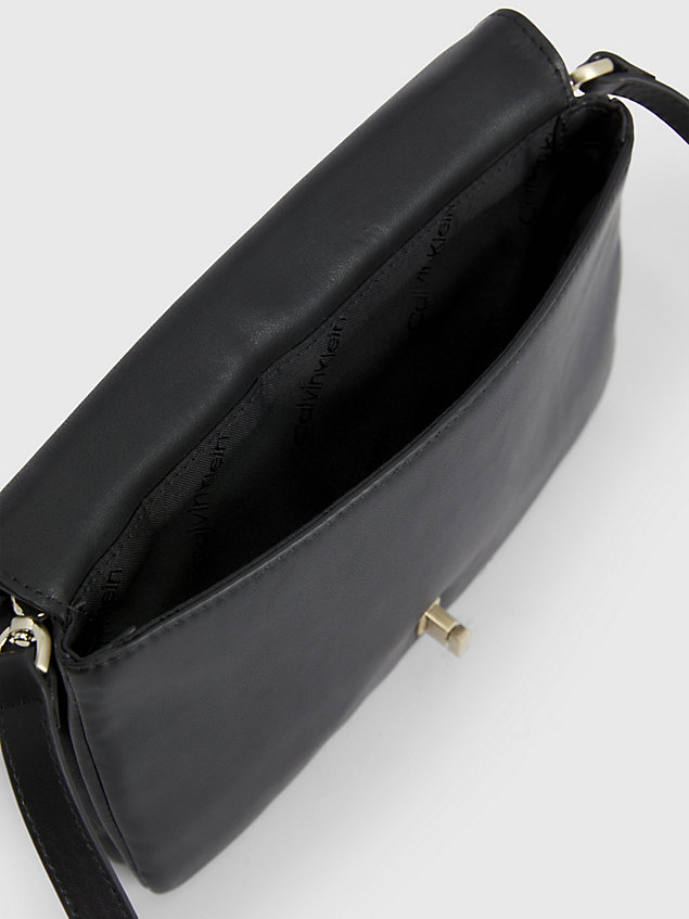 black slim crossbody bag for women calvin klein