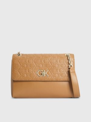 Calvin Klein Re-Lock Embossed Crossbody Bag