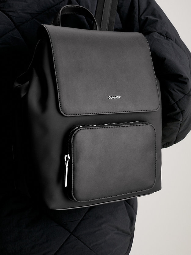 ck black plecak z mieszanki materiałów dla kobiety - calvin klein