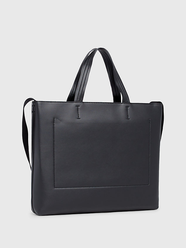 black slim tote bag for women calvin klein jeans