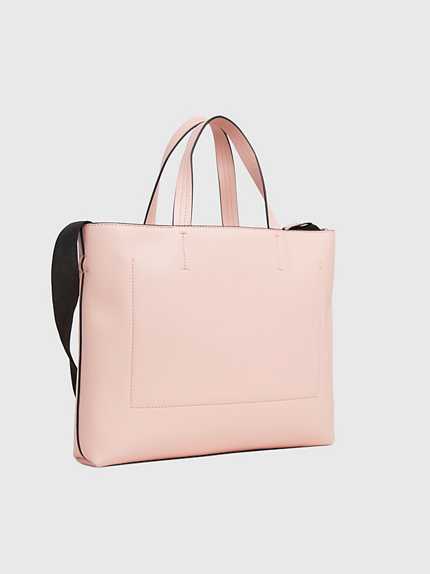 pale conch smalle tote bag voor dames - calvin klein jeans
