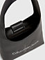 black/metallic logo shoulder bag for women calvin klein jeans