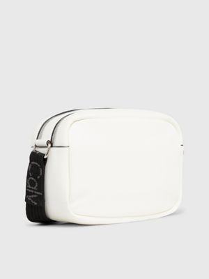 Calvin klein best sale white crossbody bag