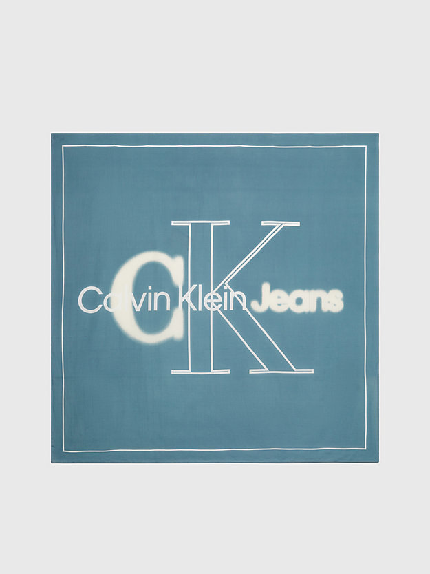 goblin blue logo-schal für damen - calvin klein jeans