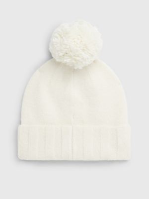 Calvin Klein Women`s Faux Fur Cable Knit Pom Pom Beanie (B_BSH(A2KH7034)/G,  One Size) at  Women's Clothing store