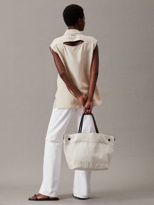 Calvin Klein Bianco Polyester Women Handbag