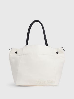 Calvin klein deals canvas tote