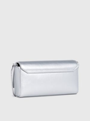 Mini silver outlet bag