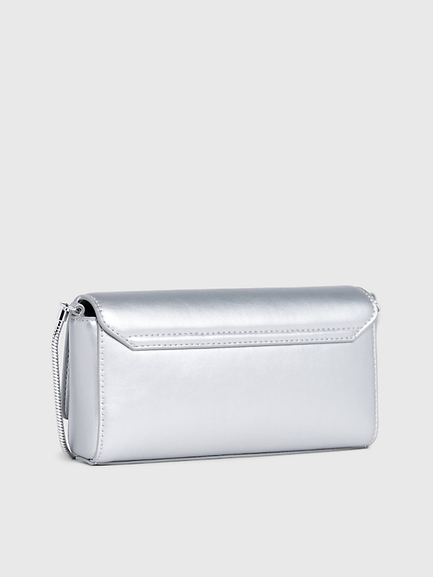 silver mini crossbody bag for women calvin klein