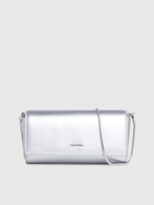 Calvin klein deals silver bag