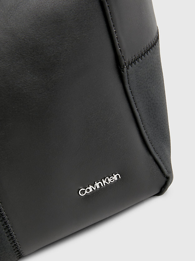 ck black soft tote bag for women calvin klein