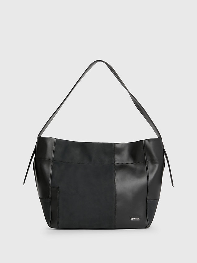 black miękka torba typu tote dla kobiety - calvin klein