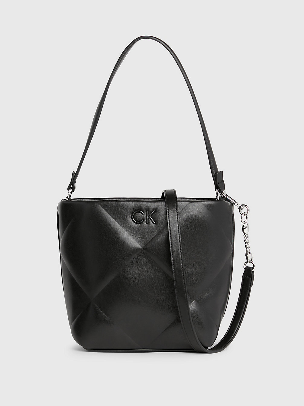 CK BLACK Quilted 2-In-1 Bucket Bag undefined Women Calvin Klein
