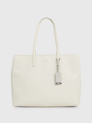 Calvin klein 2025 white tote bag