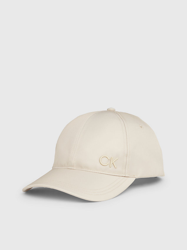 grey twill cap for women calvin klein