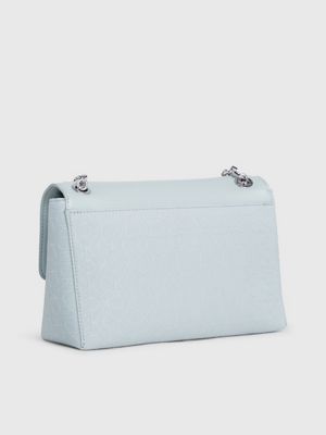 Wandelbare Schultertasche mit Logo-Jacquardmuster Calvin Klein 