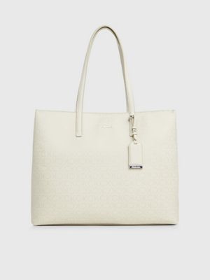 Calvin klein logo tote hot sale bag