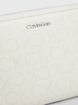 Großes RFID-Logo-Portemonnaie mit Rundum-Reißverschluss Calvin 
